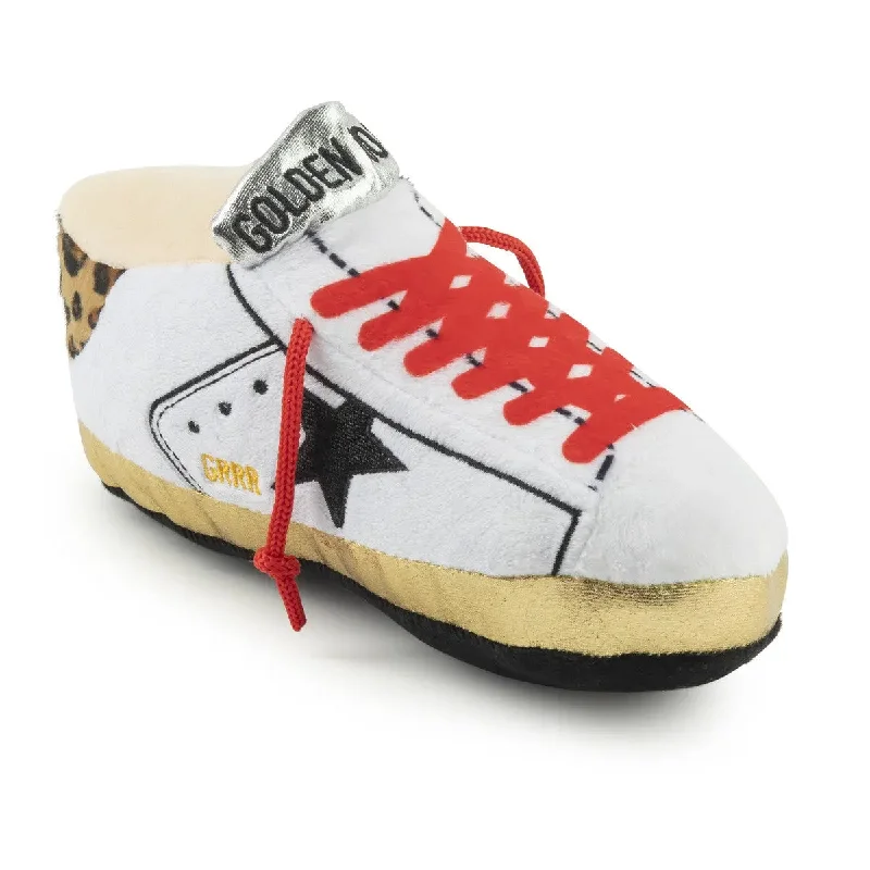 - Custom pet birthday cakeHaute Diggity Dog Golden Pooch Tennis Shoe Dog Plush Toy
